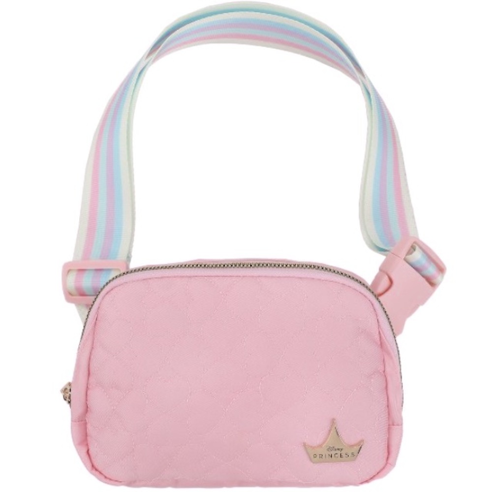 BNWT!✨ Disney Princesses Crown Pink Fanny Pack